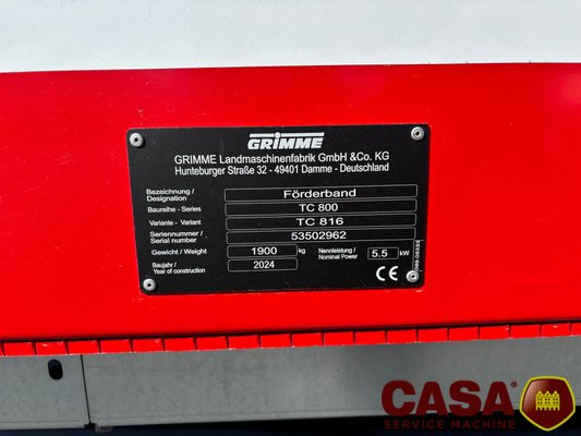 Triage et stockage des pommes de terre Grimme TC 816