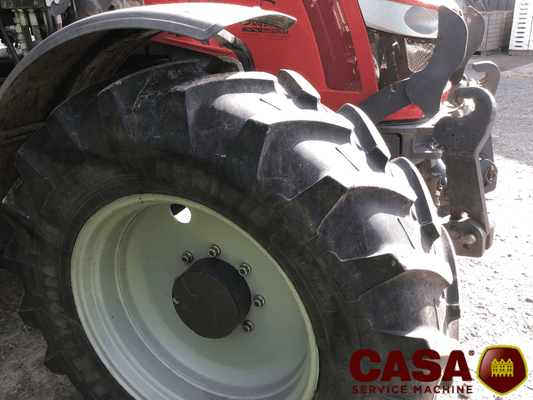 Tracteur agricole MF 5713 S + Mailleux T410