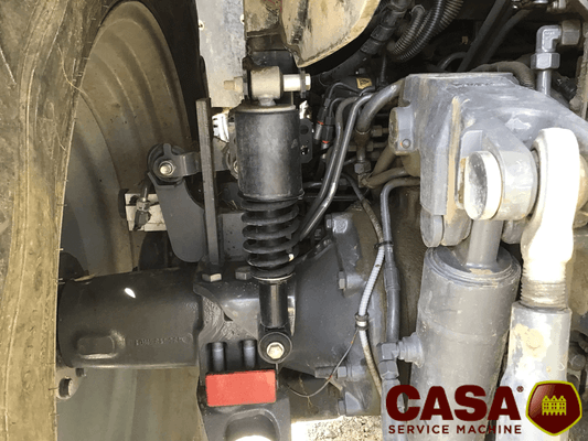 Tracteur agricole MF 5713 S + Mailleux T410