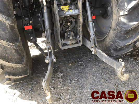 Tracteur agricole MF 5713 S + Mailleux T410