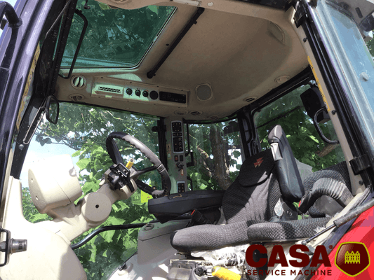 Tracteur agricole MF 5713 S + Mailleux T410