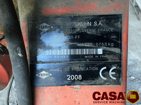 Faucheuse Kuhn GMD 702