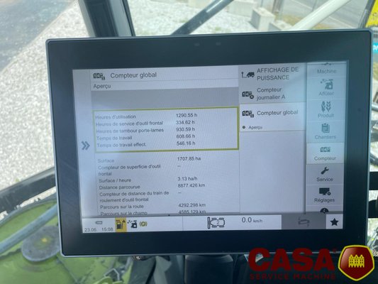 Ensileuse automotrice Claas Jaguar 950 telegonflage