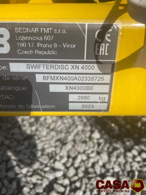 Déchaumeur à disques BEDNAR SWIFTERDISC XN 4000