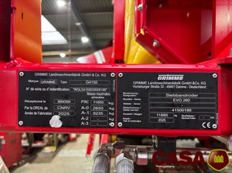 Arracheuse de pommes de terre Grimme evo 260