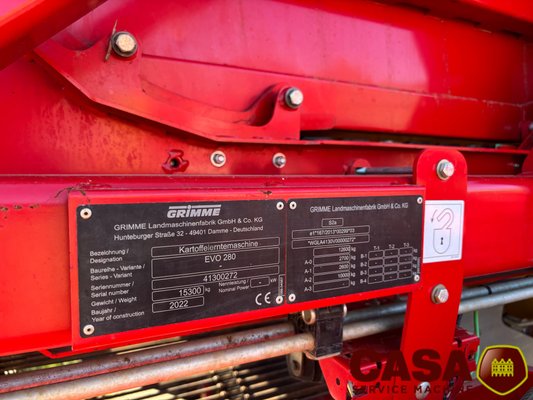 Arracheuse de pommes de terre Grimme Evo 280