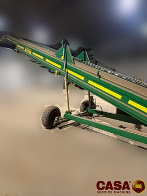 Triage et stockage des pommes de terre Dewaele-Briche Tapis téléscopique 15m50