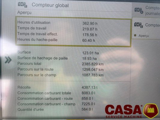 Moissonneuse batteuse Claas Trion 640