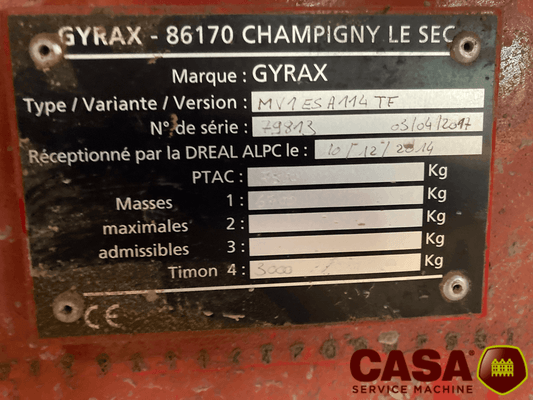 Mélangeuse Gyrax Gyramix 