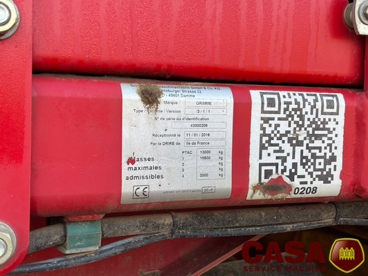 Arracheuse de pommes de terre Grimme SV 260