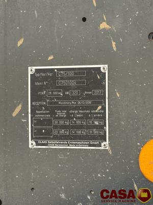 Moissonneuse batteuse Claas lexion 750 cemos - 4D