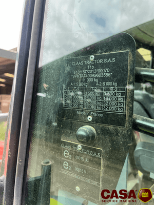 Tracteur agricole Claas Arion 630 Cis +  50km/h