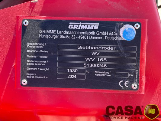 Arracheuse de pommes de terre Grimme WV 165