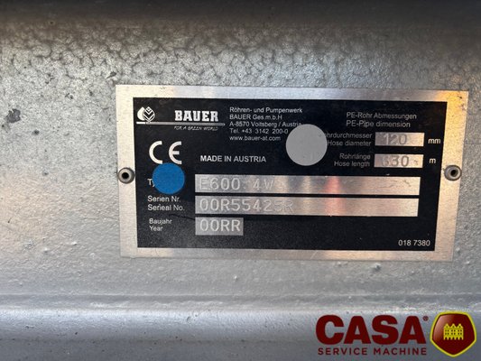 Enrouleur Bauer E600 4W