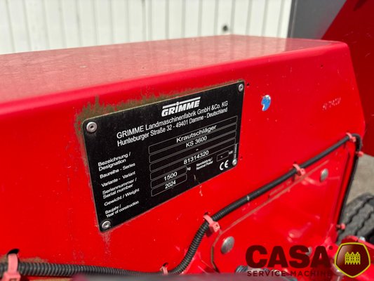 Broyeur de fanes Grimme ks 3600