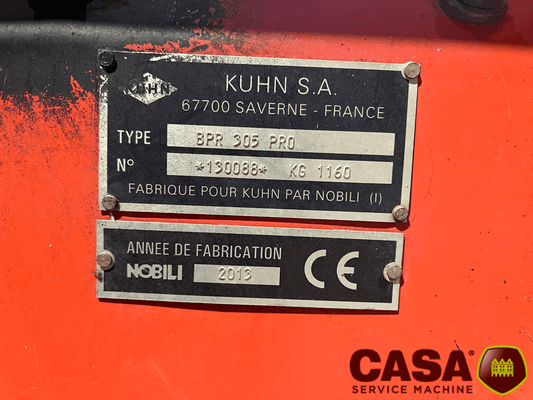 Broyeur à axe horizontal Kuhn BPR 305 PRU