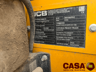 Chariot télescopique agricole JCB 560-80 Agri pro
