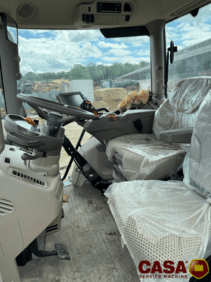 Tracteur agricole John Deere 6R155 avec chargeur 