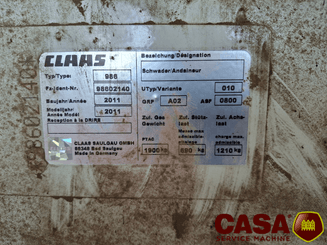 Andaineur Claas liner 2700