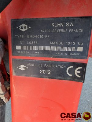Faucheuse Kuhn GMD 4410