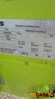 Faucheuse Claas Disco 4000