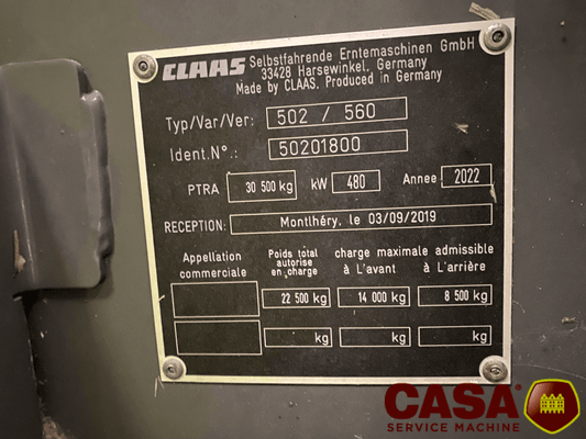 Ensileuse automotrice Claas Jaguar 960 avec Orbis 600SD