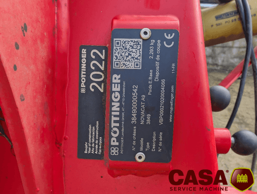 Faucheuse Pöttinger groupe de fauche