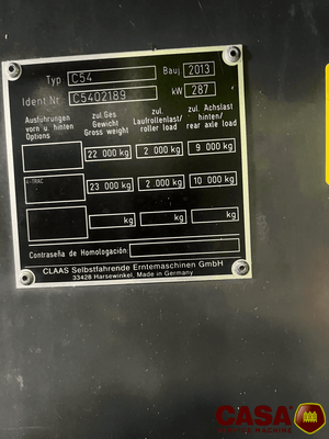 Moissonneuse batteuse Claas Lexion 670 TT