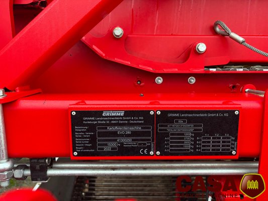 Arracheuse de pommes de terre Grimme Evo 280