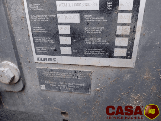 Chariot télescopique agricole Claas Scorpion 741