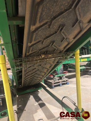 Triage et stockage des pommes de terre Dewaele-Briche Tapis téléscopique 15m50