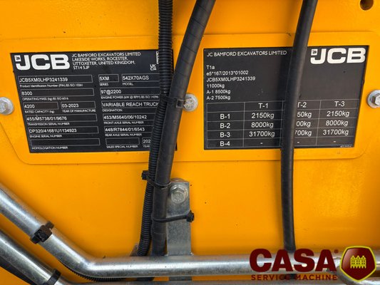 Chariot télescopique agricole JCB 542-70 Agri Super