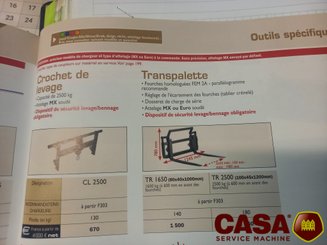 Fourches et pinces pour balles Mailleux TR 1650