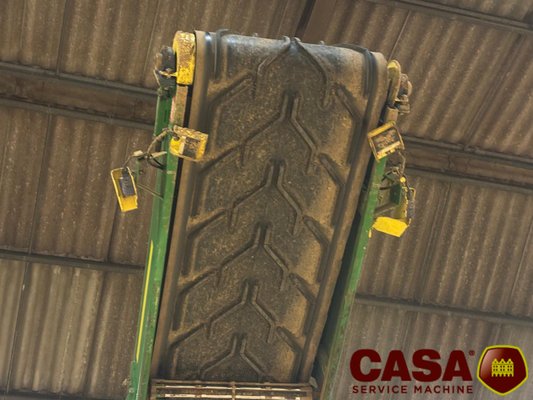 Triage et stockage des pommes de terre Dewaele-Briche Tapis téléscopique 15m50