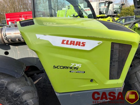 Chariot télescopique agricole Claas scorpion 736 varipower 
