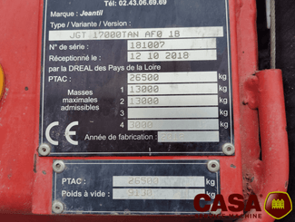 Tonne à lisier Jeantil GT 17000