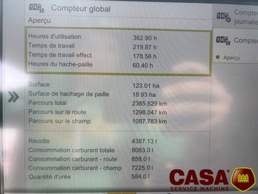 Moissonneuse batteuse Claas Trion 640