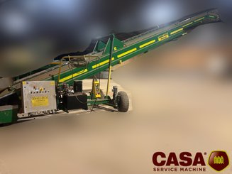 Triage et stockage des pommes de terre Dewaele-Briche Tapis téléscopique 15m50