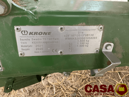 Andaineur Krone Swadro TS 740