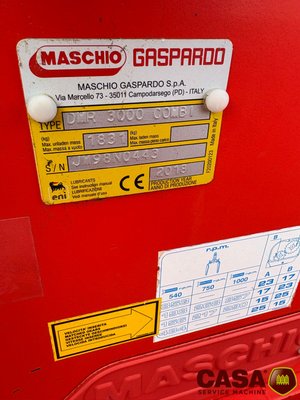 Herse rotative MASCHIO GASPARDO DMR 3000 Combi 