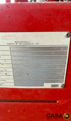 Semoir pour semis simplifié Maschio Gigant 4 mètres 
