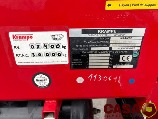 Benne agricole Kramp BigBody 750