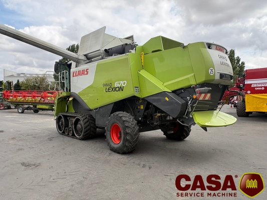 Moissonneuse batteuse Claas Lexion 670 TT