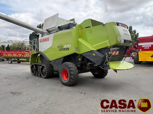 Moissonneuse batteuse Claas Lexion 670 TT