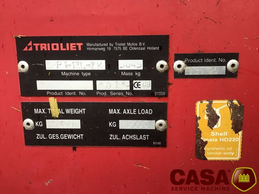 Désileuse pailleuse Triollet 1200 L ZKP