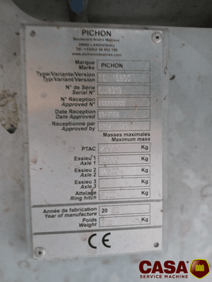 Tonne à lisier Pichon TCI 16800