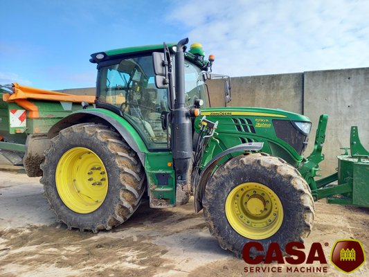 Tracteur agricole - JD 6130 R chargeur 643R - GPS