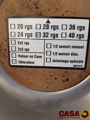 Semoir pour semis simplifié Sulky tete de repartition 