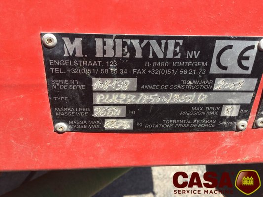 Pulvérisateur traîné Beyne PLK 2500