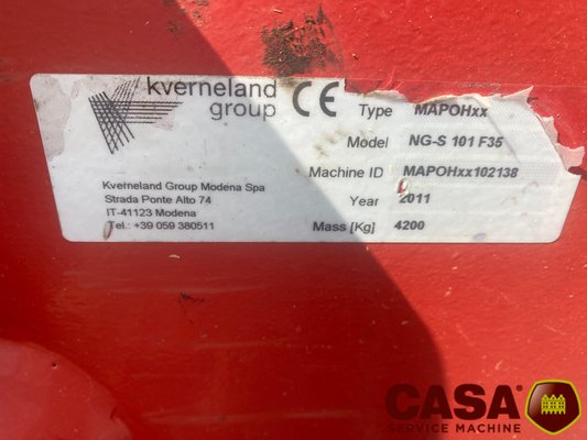 Herse rotative Kverneland Group NGS 101 F36